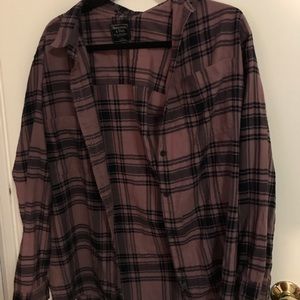 pink and black flannel